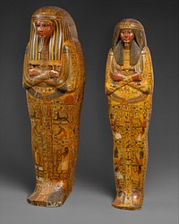 Khonsu's anthropoid coffins, New Kingdom, Ramesside (ca. 1279–1213 B.C.)