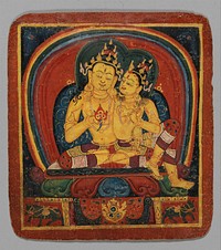 Initiation Card (Tsakalis): Ratnasambhava, Tibet