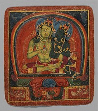 Initiation Card (Tsakalis): Amoghasiddhi, Tibet