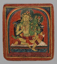 Initiation Card (Tsakalis): Manjushri, Tibet