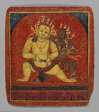 Initiation Card (Tsakalis): Mahakala, Tibet