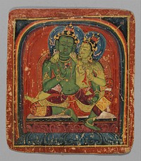 Initiation Card (Tsakalis): Vajrapani, Tibet