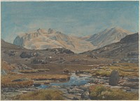 Mountain Landscape (ca. 1865) by Fran&ccedil;ois&ndash;Louis Fran&ccedil;ais.  
