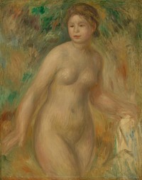 Pierre-Auguste Renoir's Nude (c. 1895) painting in high resolution 