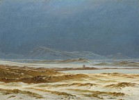 Northern Landscape, Spring (ca. 1825) by Caspar David Friedrich.  