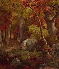 October (1863) by William Trost Richards.  