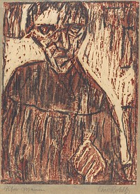 Old Man (1918) by Christian Rohlfs.  