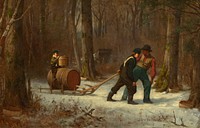 On Their Way to Camp (1873) by Eastman Johnson.  