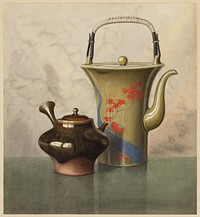 Oriental Tea Pots by Henry Farrer (1844–1903). 