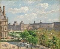 Place du Carrousel, Paris (1900) by Camille Pissarro.  