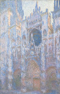 Claude Monet's Rouen Cathedral, West Fa&ccedil;ade (1894) 
