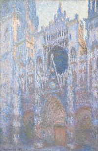 Claude Monet's Rouen Cathedral, West Façade (1894) 