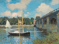 Claude Monet's The Bridge at Argenteuil (1874) 