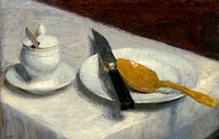 Still Life with Mustard Pot (1860) by Henri Fantin-Latour.