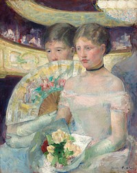 The Loge (ca. 1878-1880) by Mary Cassatt. 