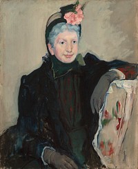 Portrait of an Elderly Lady (1887) by Mary Cassatt. 