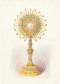 A Monstrance (ca. 1860) by British 19th Century.  