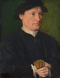 A Member of the de Hondecoeter Family (1543) by Antwerp 16th Century.  