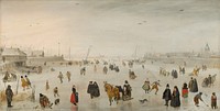 A Scene on the Ice (ca. 1625) by Hendrick Avercamp.  