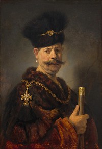 Rembrandt van Rijn's A Polish Nobleman (1637). 