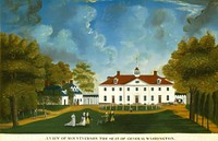 A View of Mount Vernon (1792 or after) by American 18th Century.  