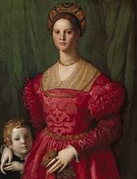 A Young Woman and Her Little Boy (ca. 1540) by Agnolo Bronzino.  