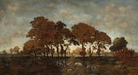 After the Rain (ca.1850) painting in high resolution by Théodore Rousseau.  