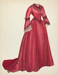 Afternoon Dress (ca. 1935–1942) by Mina Lowry. 