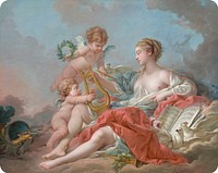 Allegory of Music (1764) by François Boucher.  