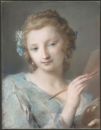 Allegory of Painting (1730s) by Rosalba Carriera.  