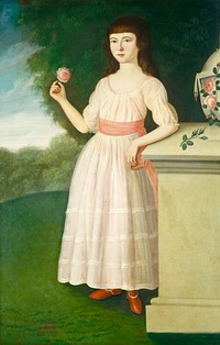 Anna Maria Cumpston (ca. 1790) by Charles Peale Polk.  