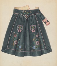 Apron ((ca. 1935&ndash;1942) by Gertrude Lemberg. 