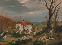 The Suffolk Hunt. Going to Cover near Herringswell (1833) painting in high resolution by John Frederick Herring.  