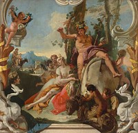 Bacchus and Ariadne (ca. 1743–1745) by Giovanni Battista Tiepolo.  