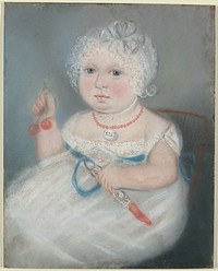 Baby with Locket (1813) by American 19th Century.  