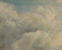 Cloud Study (ca. 1821) painting in high resolution by John Constable.  