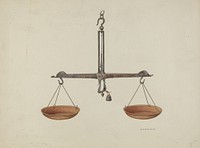 Balance Scales (ca. 1940) by William Kieckhofel.  