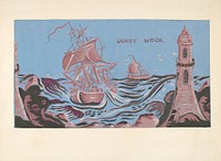 Bandbox (c. 1938) by Mina Lowry.  