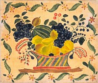 Basket of Fruit (ca. 1830) by American 19th Century.  