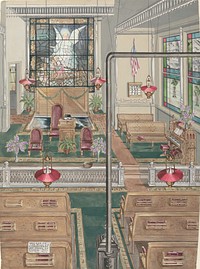 Baptist Church (1901,1935&ndash;1942) by Perkins Harnly.  