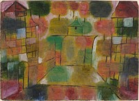 Paul Klee's Baum und Architektur–Rhythmen (Tree and Architecture–Rhythms) (1920) 