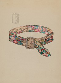 Belt (ca. 1936) by Gladys Cook.  