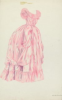 Betrothal Dress (ca. 1935–1942) by Edith Towner. 