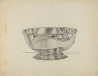 Silver Bowl (1935&ndash;1942) by Horace Reina.   