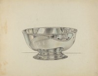 Silver Bowl (1935–1942) by Horace Reina.   