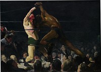 Both Members of This Club (1909) by George Bellows.  