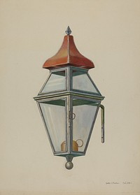 Bracket Lamp (ca. 1939) by Leslie Macklem.  