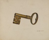 Brass Key (ca. 1940) by D.J. Grant.  