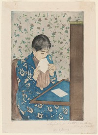 The Letter (ca. 1890-1891) by Mary Cassatt. 