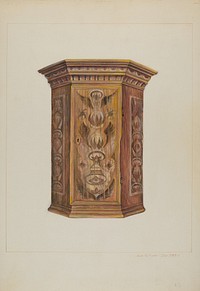 Wall Cupboard (1935–1942) by Samuel W. Ford.   